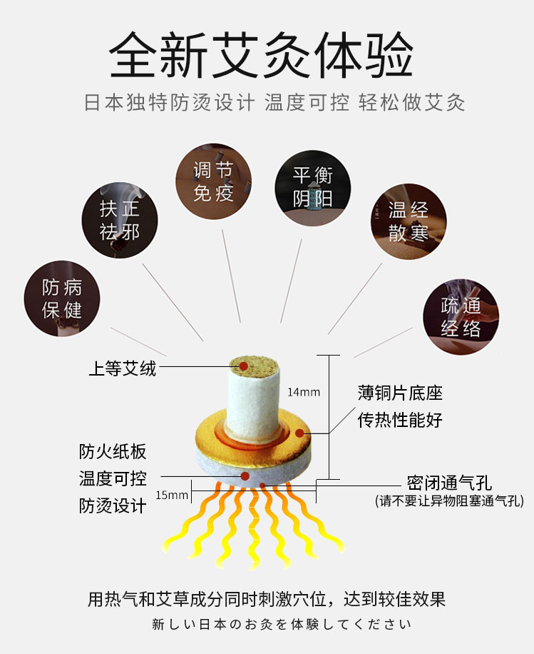 艾九丽“樱”系列美容灸生物贴100粒直接灸麦粒灸