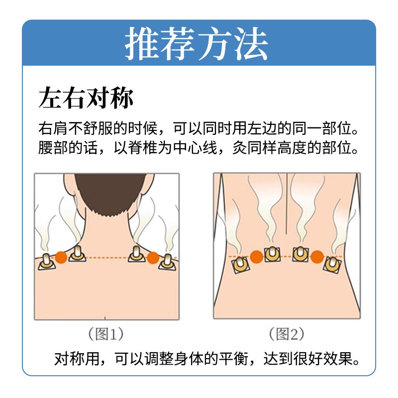 达愈出口日本大粒隔物灸麦粒灸家用随身灸儿童成人穴位艾灸64粒