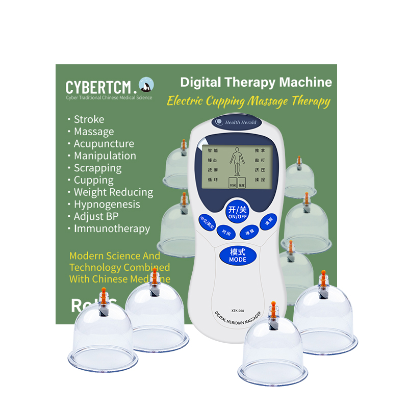 The multifunctional electroacupuncture instrument is equipped with 4 cupping machines